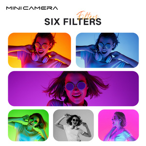 Appareil photo numérique rétro mini DC29S, texture métallique, super léger, cuir véritable, CMOS 1080P, caméras vidéo pour la photographie - Product Image 4