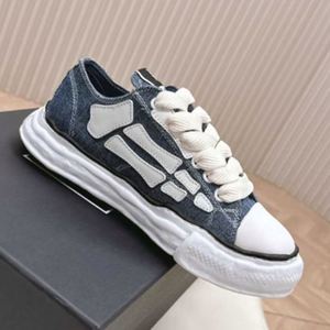 Zapatillas Chunky de Diseño para Hombre de Alta Calidad con Cordones, MMY Bone, de Lona, con Forro de Malla, Modernas y a la Moda - Product Image 4