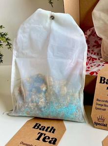 Sachets de thé de bain aux herbes <span class=keywords><strong>bio</strong></span> relaxants à la rose, citron et romarin avec sels de bain de l'Himalaya et sels <span class=keywords><strong>d</strong></span>'<span class=keywords><strong>Epsom</strong></span> pour baignoires - Product Image 2