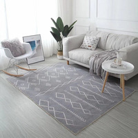Super weicher Wohnzimmer-und Schlafzimmer-bedruckter Teppich im nordischen Stil