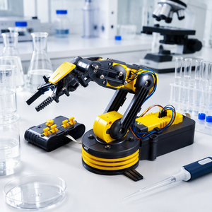 Le kit de bras robotique sans fil pour le Festival des Sciences et de la Technologie a été assemblé indépendamment par les étudiants. - Product Image 1