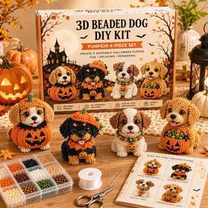 Kit de Cuentas 3D de Animales Mágicos Estrella y <span class=keywords><strong>Luna</strong></span>, Figura de Cristal Hecha a Mano, Regalo Artesanal Relajante para Mujeres Amantes de las Manualidades - Product Image 1