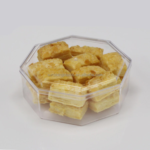 SUNSHING Octagon Plastic Cookie Box Food Grade Clear Lid Container Biscuits Packaging Box Sweet Chocolate Case Bakery Storage - Product Image 5