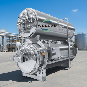 เครื่องนึ่งฆ่าเชื้อแบบหมุน/สั่นสะเทือน รุ่นใหม่ สำหรับอาหารพร้อมรับประทาน เช่น <span class=keywords><strong>แกง</strong></span>กะหรี่  ประสิทธิภาพสูง - Product Image 1