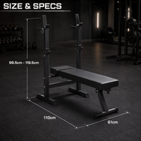 Banc de musculation pliable et réglable multifonctionnel pour squats et développés couchés, équipement de fitness pour l'entraînement de force - Vente en gros