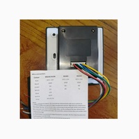 Lector de Torniquete DC 12V RFID Código QR Código de Barras 1D 2D Wiegand26/34 Sistema de Control de Acceso 13.56MHz 3-5cm ISO14443A Plástico ABS