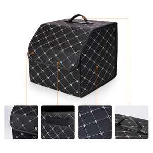 Vcantiger Logo personalizzato 40x31x30 Organizer per bagagliaio pieghevole borsa portaoggetti per bagagliaio dell'auto in PU - Product Image 2