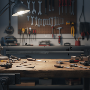 Herramienta Multifunción 991G, Longitud L con Dimensiones de las Secciones A y B - Product Image 3