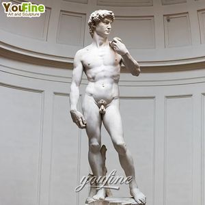Statue classique de haute qualité en <span class=keywords><strong>marbre</strong></span> célèbre de michael angelo's <span class=keywords><strong>David</strong></span> - Product Image 2