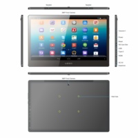 Tablet Android de 15.6 Pulgadas para Pedidos en Restaurantes, Pantalla de Menú FHD, MTK8183, 4GB, 64GB, Carcasa Metálica, WiFi, HDMI