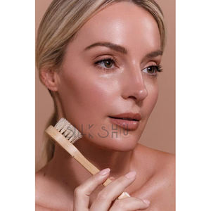 OEM Set di spazzole per il corpo a secco per le donne <span class=keywords><strong>in</strong></span> setole naturali esfoliante strumento da bagno spazzolatura a secco per il viso spazzola per il corpo rotondo per <span class=keywords><strong>la</strong></span> <span class=keywords><strong>doccia</strong></span> - Product Image 6