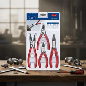 Juego de alicates Knipex para anillos de retención, 4 piezas, herramienta de extracción de anillos internos y externos de 12-60 mm - Product Image 2