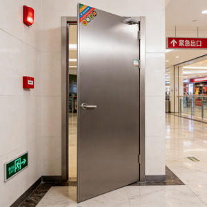 Factory Direct Custom Stainless Steel Fireproof <strong>Door</strong> Minimalist Kitchen Use Steel Insulation Commercial <strong>Door</strong> - Product Image 4