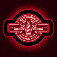 Friseursalon Neonschild mit Individuellem Logo, Mehrfarbig & Bluetooth-Steuerung für Innenbereich in Gebäuden & Unternehmen