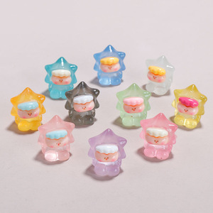 Accesorios de Resina Geisei Miniature Star Lilith, Brillan en la Oscuridad, para Llavero DIY, Adorno de Escritorio, Estilo Fresco y Dulce - Product Image 3