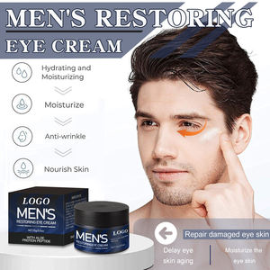 Crème pour les <span class=keywords><strong>yeux</strong></span> pour <span class=keywords><strong>homme</strong></span>, vegan, biologique, anti-<span class=keywords><strong>cernes</strong></span>, anti-rides, anti-poches, hydratante, raffermissante, aux peptides - Product Image 2