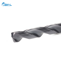 Foret hélicoïdal en carbure de tungstène massif BFL pour acier inoxydable, forets CNC en carbure, forets CNC