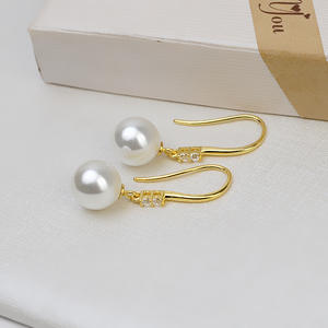 โซ่เงินแท้ S925 รูปทรงโอ สำหรับทำต่างหูมุก DIY ฐานเปล่า ชิ้นส่วนเครื่องประดับ DIY กึ่งสำเร็จรูป - Product Image 3