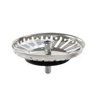 Tapón de filtro de drenaje de baño, Colector de pelo, colador de fregadero de cocina de acero inoxidable, tapón de residuos, filtro de fregadero de 84mm