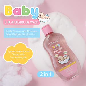 Shampooing et <span class=keywords><strong>Gel</strong></span> <span class=keywords><strong>Douche</strong></span> Bébé <span class=keywords><strong>2</strong></span>-<span class=keywords><strong>en</strong></span>-<span class=keywords><strong>1</strong></span> au Beurre de Karité Marque Blanche – Soin Nourrissant et Hydratant pour Peau et Cheveux - Product Image 3