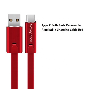 Entrambe le estremità cavo di ricarica di tipo USB rinnovabile riparabile rigenerativo appena nato - Product Image 4