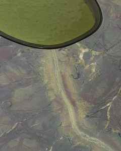 Hoja de mármol verde Victoria, estilo de diseño moderno, acabado pulido de calcita verde para decoración Interior de Hotel, forma de losa grande - Product Image 6