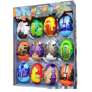 Nuevo 12 CM <span class=keywords><strong>dinosaurio</strong></span> Robot transformando juguetes 2 <span class=keywords><strong>en</strong></span> 1 <span class=keywords><strong>dinosaurio</strong></span> transformado huevos Dinobots figuras de acción regalo <span class=keywords><strong>dinosaurio</strong></span> Robot juguete - Product Image 2