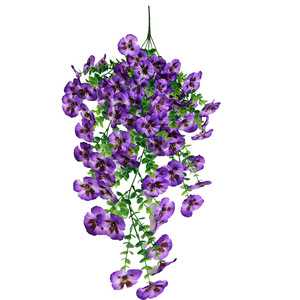 Jinyi Artificial <b>Eucalyptus</b> Tricolor Violet Green Plant Silk Flower Wedding Outdoor Wall Hanging Decor Garlands - Product Image 2
