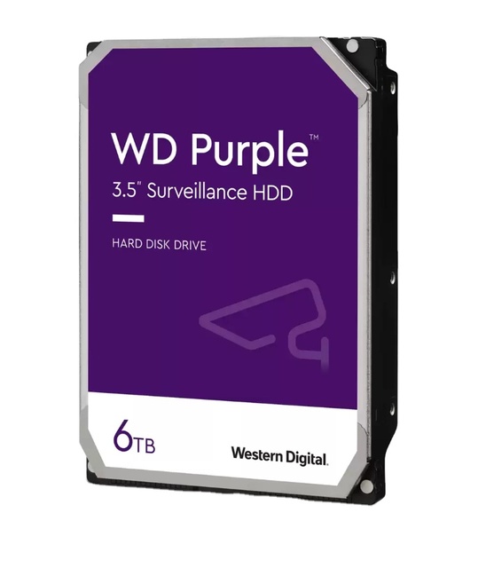 Good Quality WD Purple Hard Drive 6TB HDD for CCTV Can Be Installed Into NVR WD64PURZ