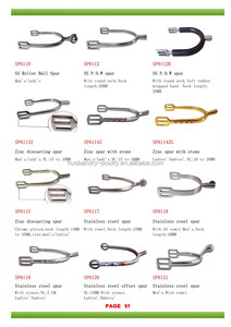 Espuela para Caballo con Adornos Grabados, Espuelas Occidentales, Artículos de Equitación - Product Image 4