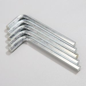 Jeu de clés hexagonales métriques chromées, zinguées, qualité industrielle, acier 45, clés Allen en L, tête hexagonale - Product Image 2