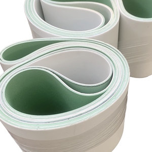 Sabuk konveyor tahan suhu tinggi kustom sabuk silikon PU tahan aus sabuk datar - Product Image 5