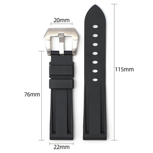 Bracelet de montre en caoutchouc TPU imperméable de 22 mm pour hommes et femmes, compatible avec Blancpain X <span class=keywords><strong>Swatch</strong></span> Orologio - Product Image 6