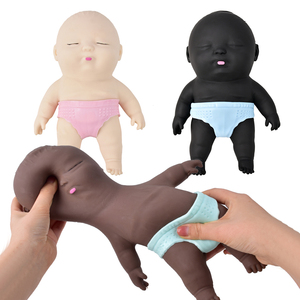 Poupée souple et extensible noire Natasha à rebond lent, mignonne et moelleuse, idéale comme cadeau - Nouveauté promotionnelle très demandée - Product Image 2