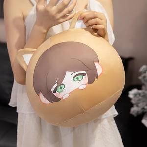 Coussin rond en tissu à motif papillon rouge, personnage de <span class=keywords><strong>la</strong></span> Cinquième Personnalité, avec pendentif Jardinier, Poupée Psychologue, Pêcheur, Millet, Acrobatique - Product Image 4