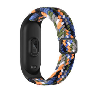 Cinturino Regolabile in Nylon Intrecciato Win-Win per <span class=keywords><strong>Xiaomi</strong></span> <span class=keywords><strong>Mi</strong></span> Band <span class=keywords><strong>10</strong></span> 9 8 e <span class=keywords><strong>Mi</strong></span> 3 4 5 6 7, Cinturino Sostitutivo - Product Image 6