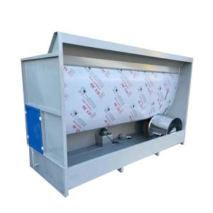 Sprey kabinleri için araba boyama toz çıkarma su perdesi paslanmaz çelik malzeme boyama odası toz toplayıcı - Product Image 3