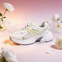 Chaussures de course minimalistes en cuir à lacets avec doublure en maille, semelle intermédiaire/extérieure en PVC, semelle épaisse, respirantes et légères pour l'automne