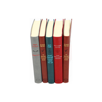 Impression de livres de luxe personnalisés en carton souple avec gaufrage, sérigraphie, impression numérique, reliure parfaite, catalogue offset