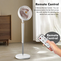 Ventilador de Pie Vertical de Plástico Silencioso para el Hogar, con Altura Ajustable y Oscilación de 3 Velocidades, para Aire Interior, en Oferta