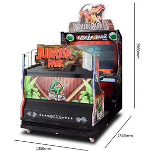 Jurassic Park <span class=keywords><strong>Dinosaur</strong></span> Shooting Simulator Commercial Laser Tag Equipment Gunfight Training Máquina de Arcade que funciona con monedas - Product Image 5