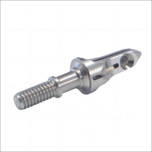บริการแมชชีนนิ่งแบบ OEM สำหรับชิ้นส่วนปลายเกลียวเรียวที่มีความแม่นยำสูง ทำจากเหล็กกล้าไร้สนิม 304 ด้วยกระบวนการกลึง CNC ตัดลวด EDM และเจาะ  ตามแบบที่กำหนด - Product Image 3
