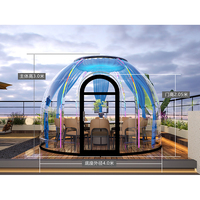 Dôme Bubble House Glamping Igloo Voir à travers la tente à bulles Hébergement Dome Room