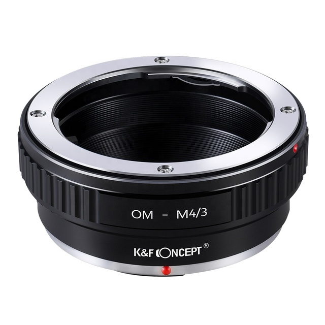 K&F Concept Manual Lens Mount Adapter Compatible with Olympus Zuiko OM Mount Lens to Micro Four Thirds MFT M4/3 Mount Cameras