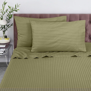 Simple Queen <strong>King</strong> <strong>Size</strong> Stripe <strong>Bedding</strong> <strong>Sets</strong> <strong>Luxury</strong> Bed Linens Bed Sheets and Pillowcase for Single Double Bed - Product Image 2