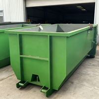 Matériel de traitement des déchets, bac à déchets à double porte, collecte de déchets de construction, recyclage, XINTUO XT150 certifié CE
