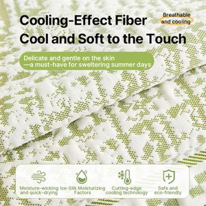 Custom Size Cool Feeling Couch Towel Dust Proof Furniture <b>Protector</b> Ice Crystal Fiber <b>Sofa</b> Throw Blanket with Non Slip Backing - Product Image 3