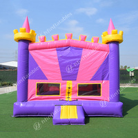 Château gonflable sur le thème des ninjas avec toboggan et piscine à jets d'eau pour les fêtes d'enfants, location commerciale intérieure et extérieure