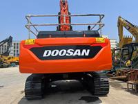 Excavatrice d'occasion Doosan DX340LCA, modèle 2020, 34 tonnes, couleur orange, pour travaux de construction lourds, à vendre
