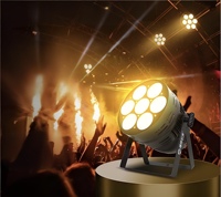 Lumière de scène LED Par COB 7 yeux, éclairage d'événement